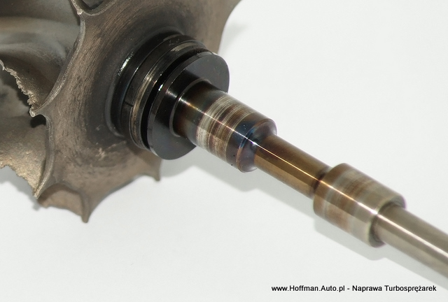 Wałek wirnika turbosprężarki - szkodzenie i naprawa turbosprężarek